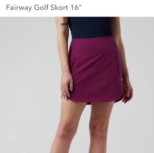 Athleta XL 16" Fairway Skort - Exotic Fushia
